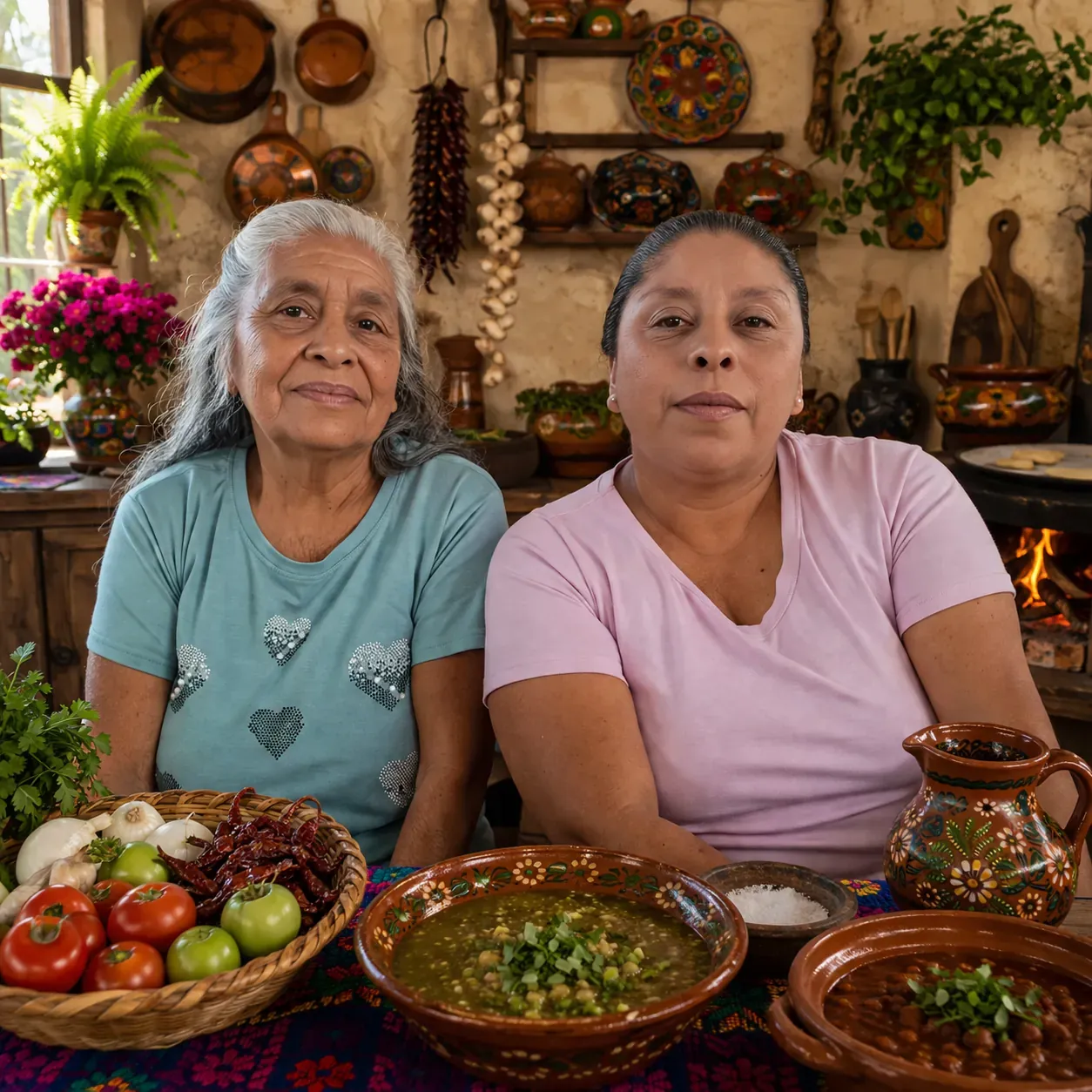 Cocinera Tradicional Gloria Solis y Reyna Solis